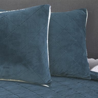 CUBRECAMA CORAL SHERPA KING AZUL - 2