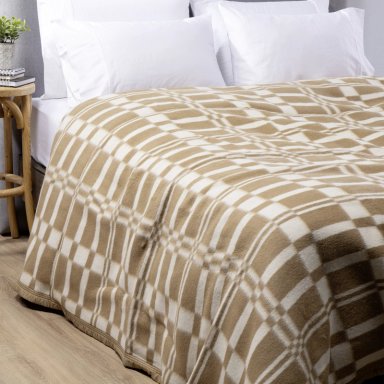 FRAZADA DE LANA CLASSIC ESCOCESA 1 P 50% LANA 50 % ACRILICO - 5