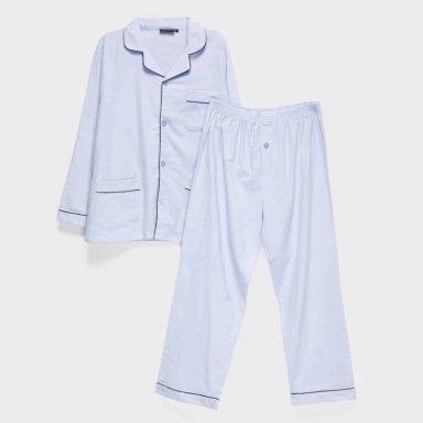 PIJAMA HOMBRE ZAHR FRANELA LARGO - 1