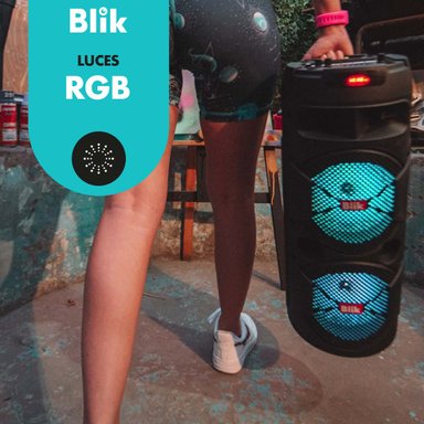 PARLANTE BLUETOOTH KARAOKE CON MICROFONO BLIK SCREAMER3 - 5