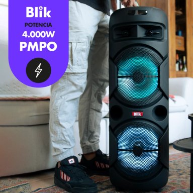 PARLANTE BLUETOOTH KARAOKE CON MICROFONO BLIK WAVEMAX2 - 2