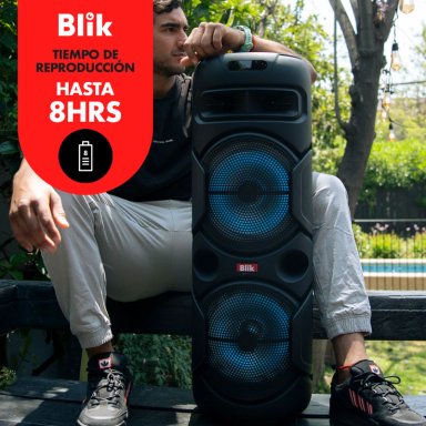 PARLANTE BLUETOOTH KARAOKE CON MICROFONO BLIK WAVEMAX2 - 3
