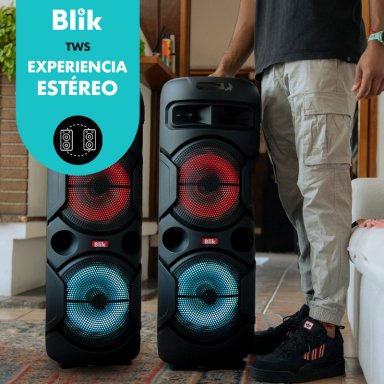 PARLANTE BLUETOOTH KARAOKE CON MICROFONO BLIK WAVEMAX2 - 4