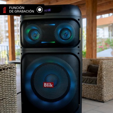 PARLANTE BLUETOOTH KARAOKE CON MICROFONO BLIK LIGHTUP700 - 6