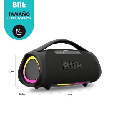 PARLANTE BLUETOOTH BLIK PORTÁTIL BASS400 160W IPX7 - 8