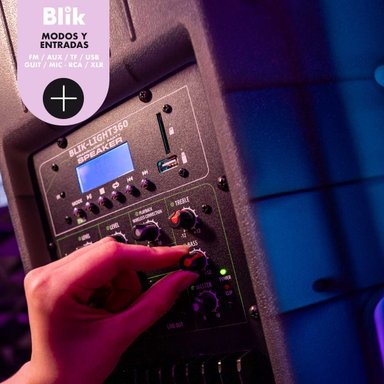 PARLANTE BLUETOOTH KARAOKE BLIK LIGHT360 - 4