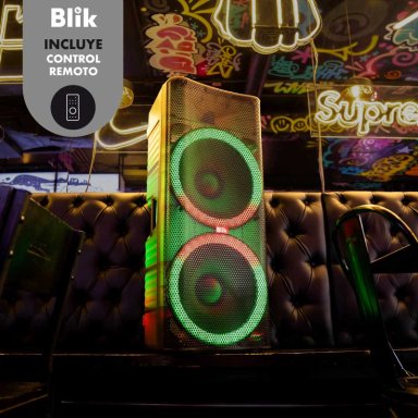 PARLANTE BLUETOOTH KARAOKE BLIK LIGHT360 - 6