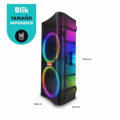 PARLANTE BLUETOOTH KARAOKE BLIK LIGHT360 - 8