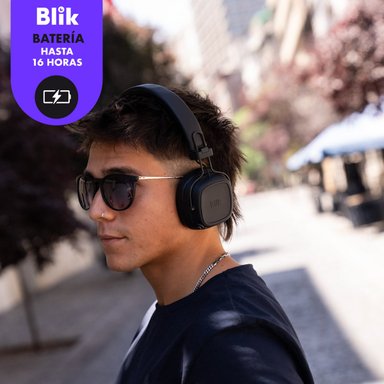 AUDIFONOS BLUETOOTH INALAMBRICOS BLIK FEEL250 NEGROS 16 HRS - 4