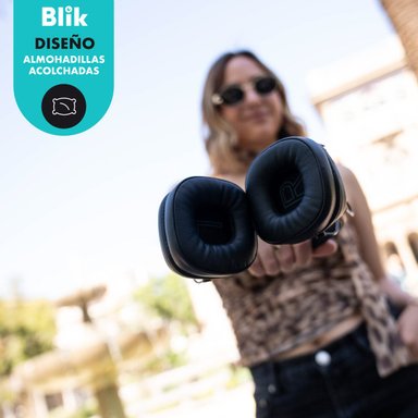 AUDIFONOS BLUETOOTH INALAMBRICOS BLIK FEEL250 NEGROS 16 HRS - 5