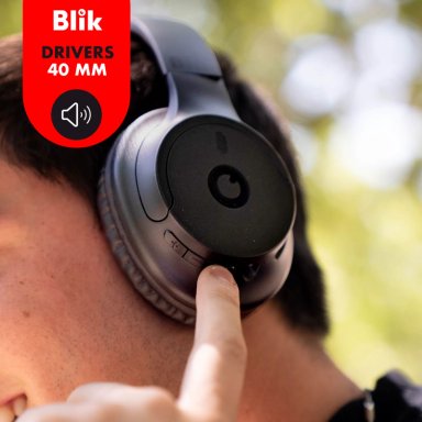 AUDIFONOS BLUETOOTH INALAMBRICOS BLIK SOUL250 NEGROS 20 HRS - 4