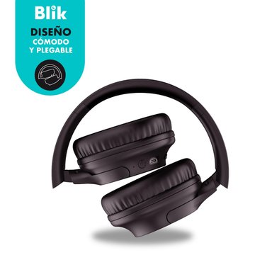 AUDIFONOS BLUETOOTH INALAMBRICOS BLIK SOUL250 NEGROS 20 HRS - 5