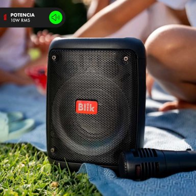 PARLANTE BLUETOOTH KARAOKE CON MICROFONO BLIK VOICE - 3