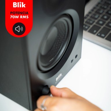 PAR PARLANTES HI-FI BLUETOOTH BLIK BOOKSHELFONE 70W - 3