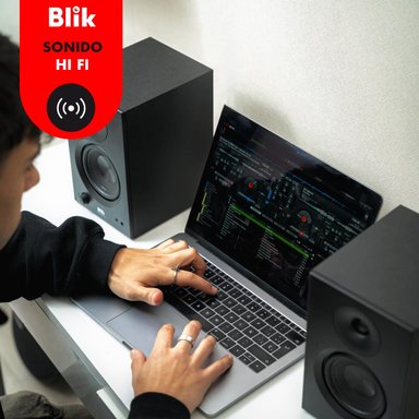 PAR PARLANTES HI-FI BLUETOOTH BLIK BOOKSHELFONE 70W - 4