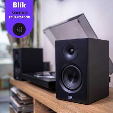 PAR PARLANTES HI-FI BLUETOOTH BLIK BOOKSHELFONE 70W - 6