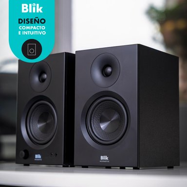 PAR PARLANTES HI-FI BLUETOOTH BLIK BOOKSHELFONE 70W - 8