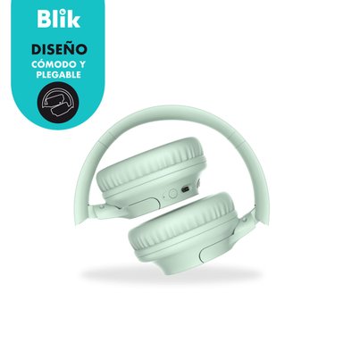 AUDIFONOS BLUETOOTH INALAMBRICOS BLIK SOUL250 VERDE 20 HRS - 5
