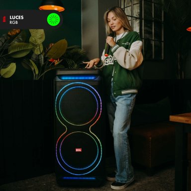 PARLANTE BLUETOOTH KARAOKE CON MICROFONO BLIK ULTRABASS15 - 7