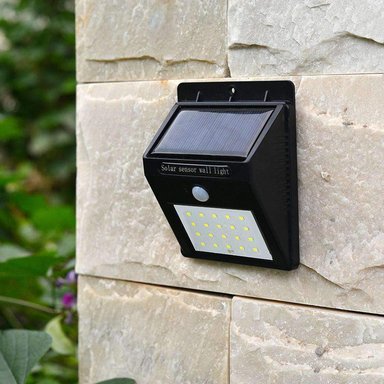 FOCO SOLAR LED CON SENSOR DE MOVIMIENTO - 4