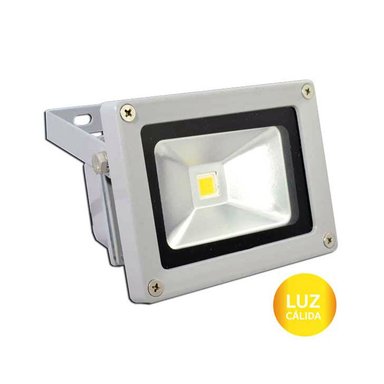 FOCO GREEN E EXTERIOR LED 30W LUZ CÁLIDA PLATEADO - 1