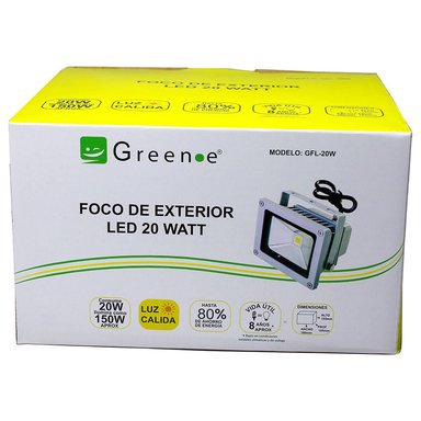 Foco Exterior Led 20W Luz Cálida - 2