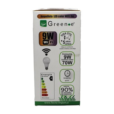 AMPOLLETA GREEN E INTELIGENTE LED WIFI MULTICOLOR 10W - 6