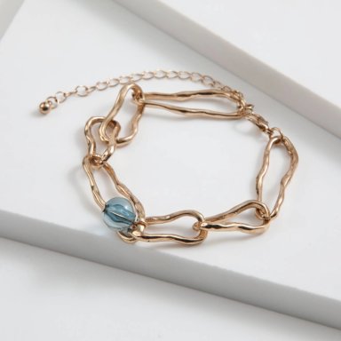PULSERA JESU DORADO ID - 1