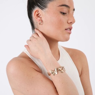PULSERA CATALUÑA DORADO ID - 3