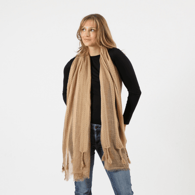 PAÑUELO LISO ELIN BEIGE TATIENNE - 2