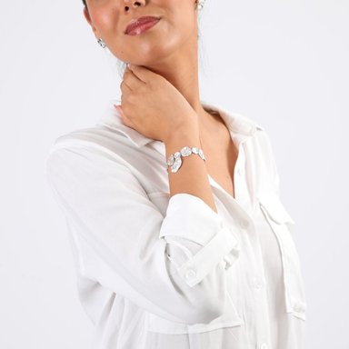 PULSERA BLANDA TREASURE PLATEADA TATIENNE - 2