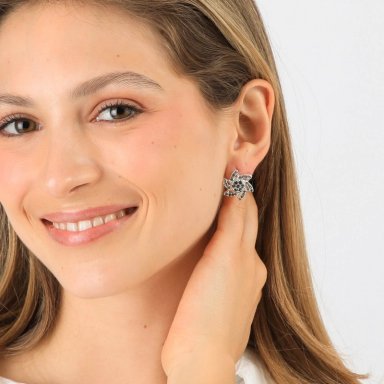 AROS CLIP UXIA PLATEADO TATIENNE - 2
