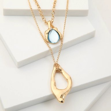 COLLAR CORTO FAYE DORADO TATIENNE - 1