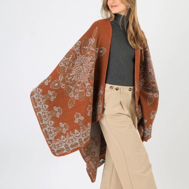 PONCHO ROLF ORANGE TATIENNE - 1
