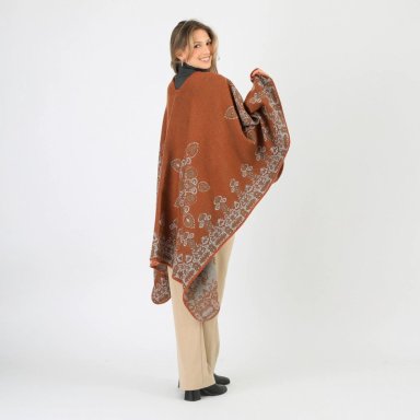 PONCHO ROLF ORANGE TATIENNE - 2