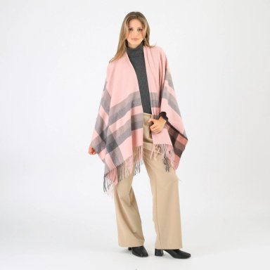 PONCHO PUKA ROSADO TATIENNE - 1