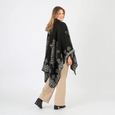 PONCHO ROLF BLACK TATIENNE - 3
