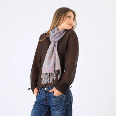 PAÑUELO JACQUARD KARLA MORADO TATIENNE - 2