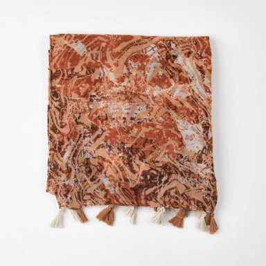 PAÑUELO ESTAMPADO NINA BEIGE TATIENNE - 1
