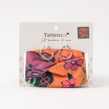 BANDANA SET LIN NARANJO TATIENNE - 1