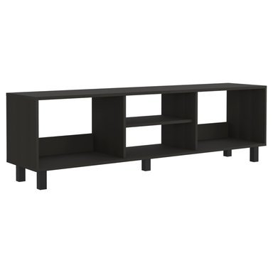 RACK TV FMFURNITURE NEGRO 70' MULTIUSOS FM 042N - 1