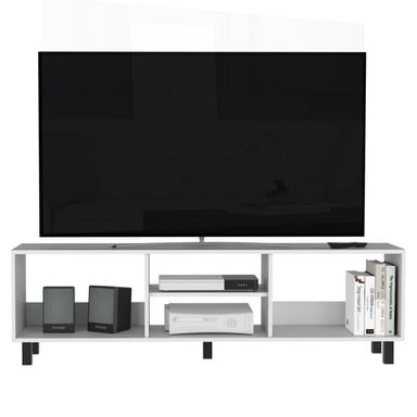RACK TV FMFURNITURE BLANCO 70' MULTIUSOS FM 042B - 3