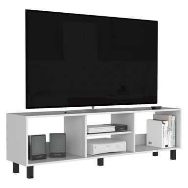 RACK TV FMFURNITURE BLANCO 70' MULTIUSOS FM 042B - 4