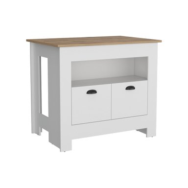MUEBLE COCINA FMFURNITURE ISLA 2 PUERTAS FM-005B BLANCO - 1