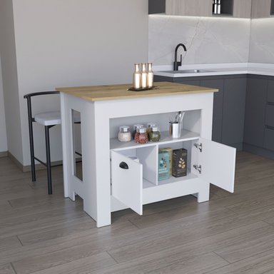 MUEBLE COCINA FMFURNITURE ISLA 2 PUERTAS FM-005B BLANCO - 6