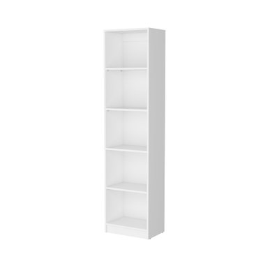LIBRERO ESTANTE 5 REPISAS MELAMINA FM-018B BLANCO - 1