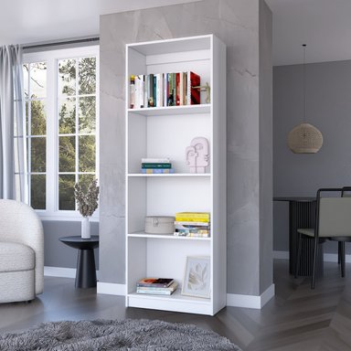 ESTANTE 4 REPISAS FM-017B BLANCO - 4