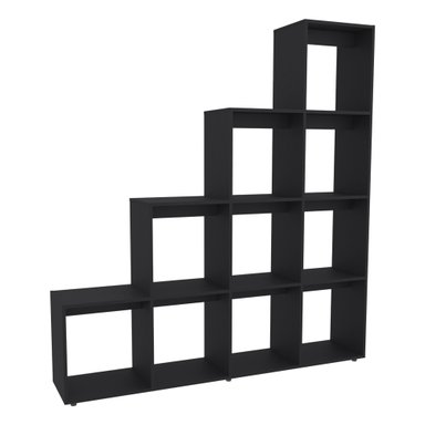 LIBRERO FORMA ESCALERA FM-002N - NEGRO - 1