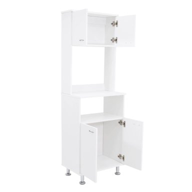 MUEBLE MICROONDAS 4 PUERTAS FM-011B BLANCO - 3