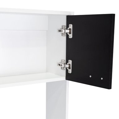 MUEBLE COCINA FMFURNITURE MICROONAD 4 PUERTAS FM-011B BLANCO Y NEGRO - 7